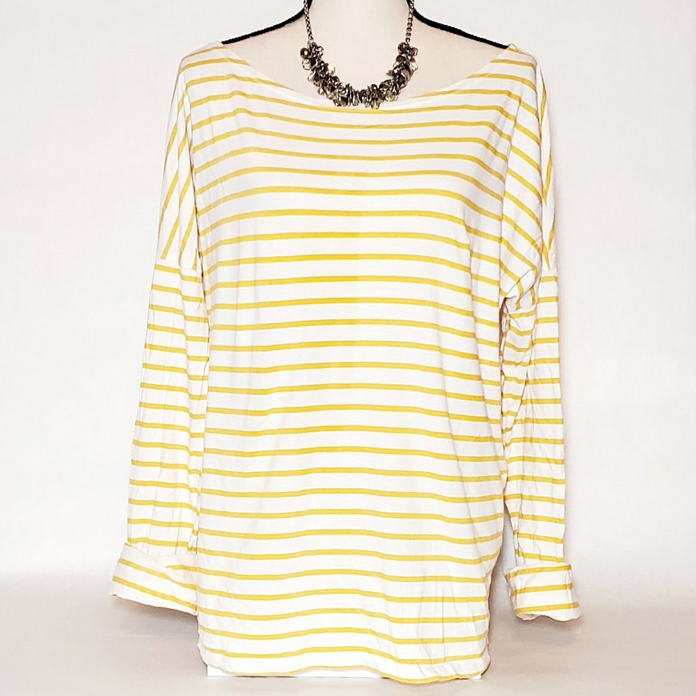Yellow & White Tee